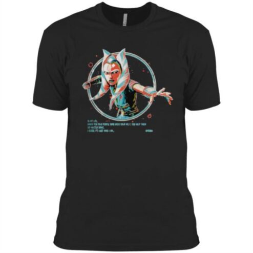 Star wars just who I am Ahsoka Portrait shirt