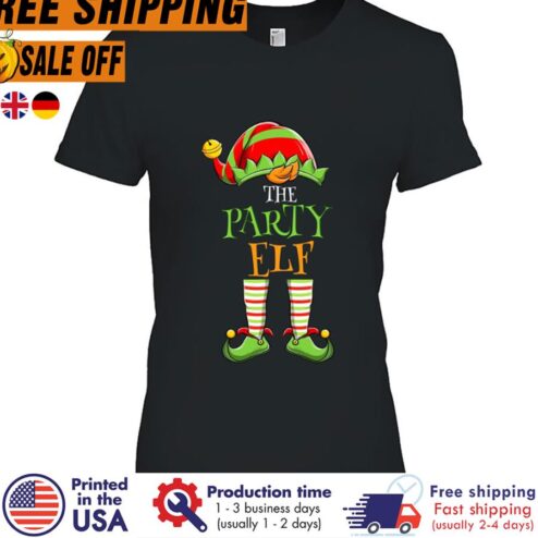 FREE SHIPING i’m The Party Elf christmas shirt