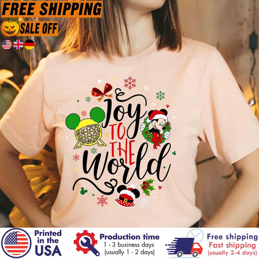 FREE SHIPING joy to the world Disney Christmas 2021 shirt, Christmas gift, Mickey christmas gift FREE SHIPING joy to the world Disney Christmas 2021 shirt, Christmas gift, Mickey christmas gift