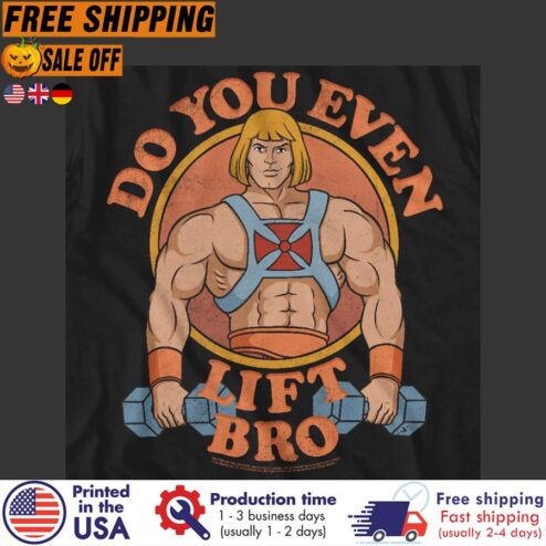 FREE SHIPING man gym Do you even lift bro shirt