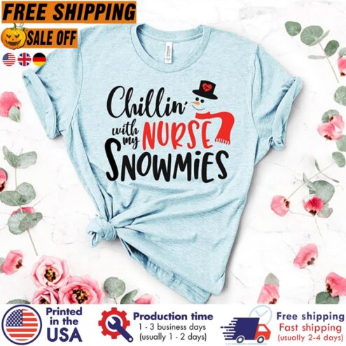 FREE SHIPING snowman Nurse Christmas shirt, Christmas Shirt, 2021 Christmas, Christmas Tree Shirt