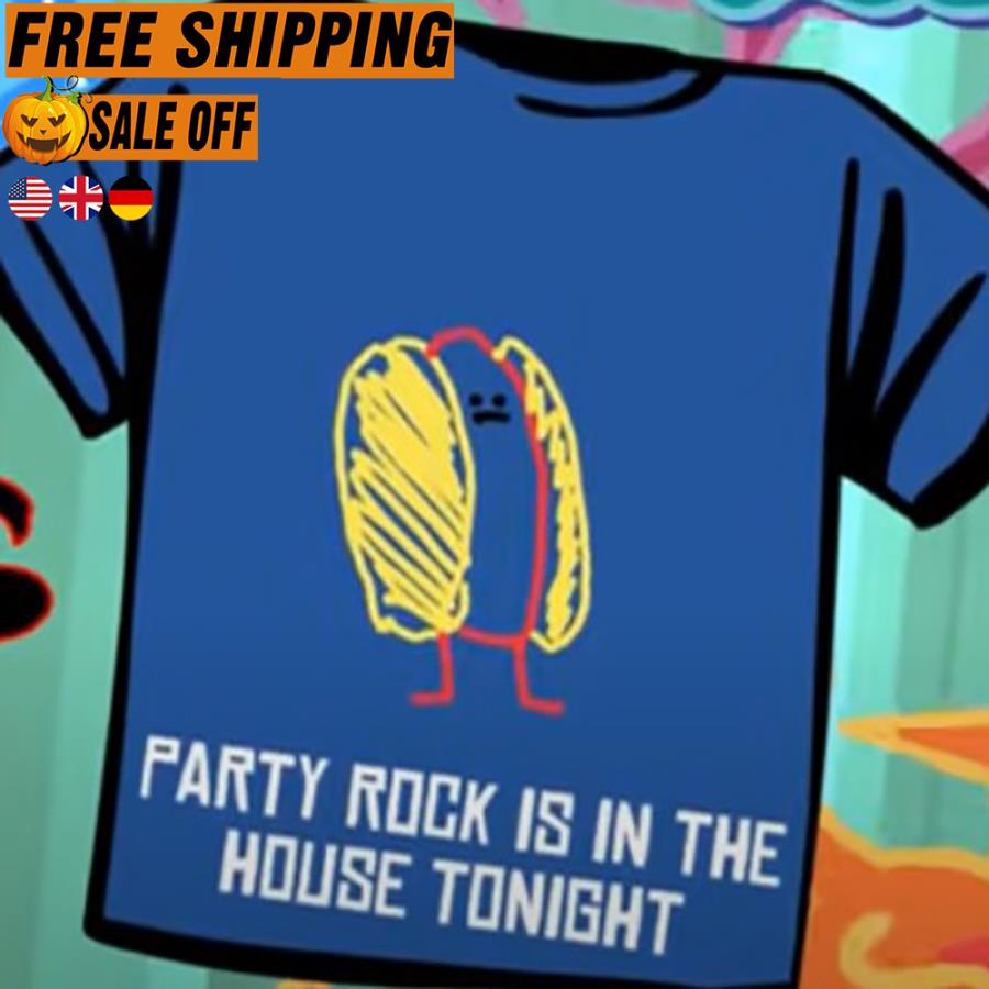FREE SHIPPING party rock is in the house tonight shirt