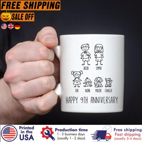 Free Shipping Personalized Annivesary Gift, 9th Year Wedding Anniversary Gift For Wife