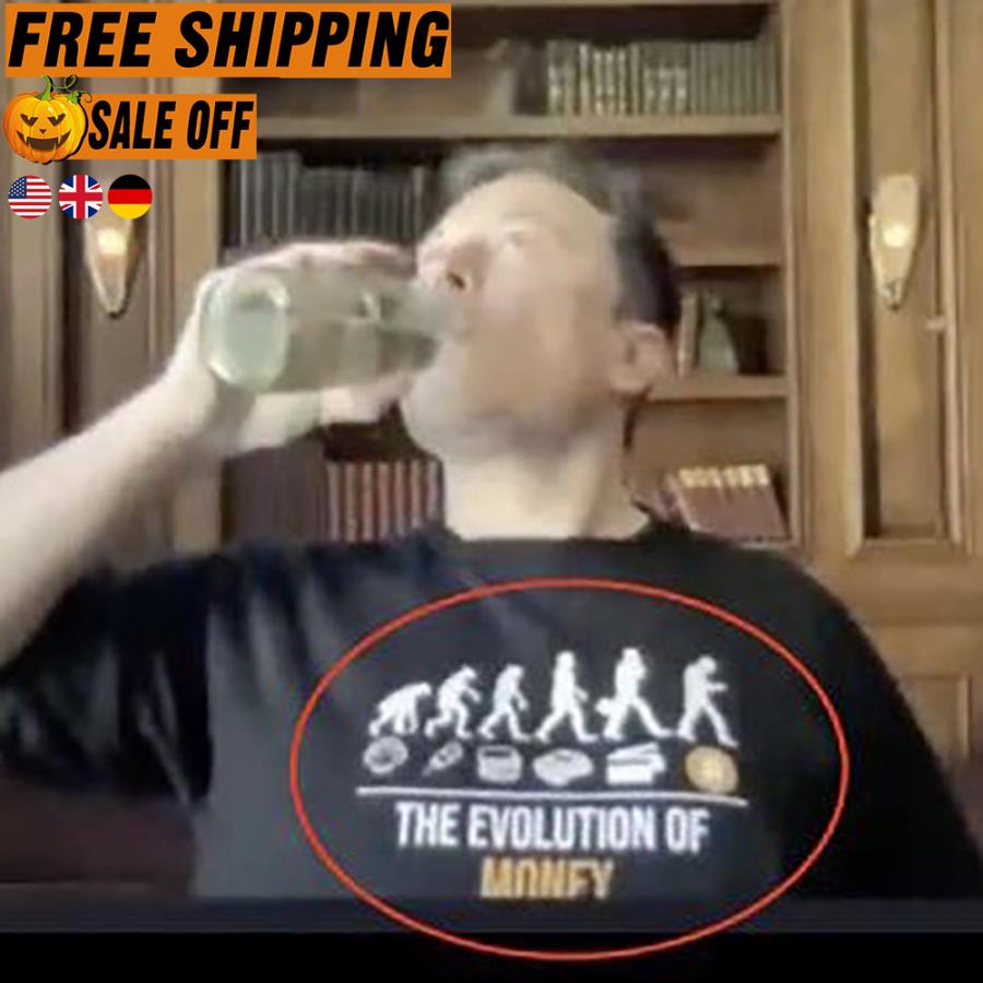 FREE SHIPPING the evolution of money shirt
