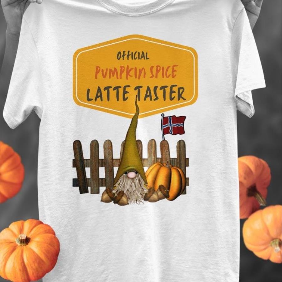 Gnome Official pumpkin spice latte taster shirt