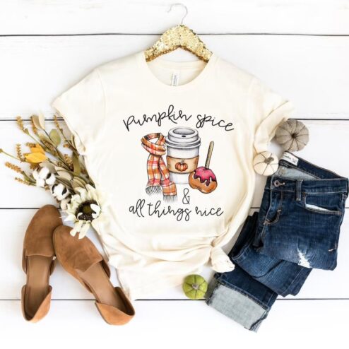 Pumpkin spice and all things nice shirt