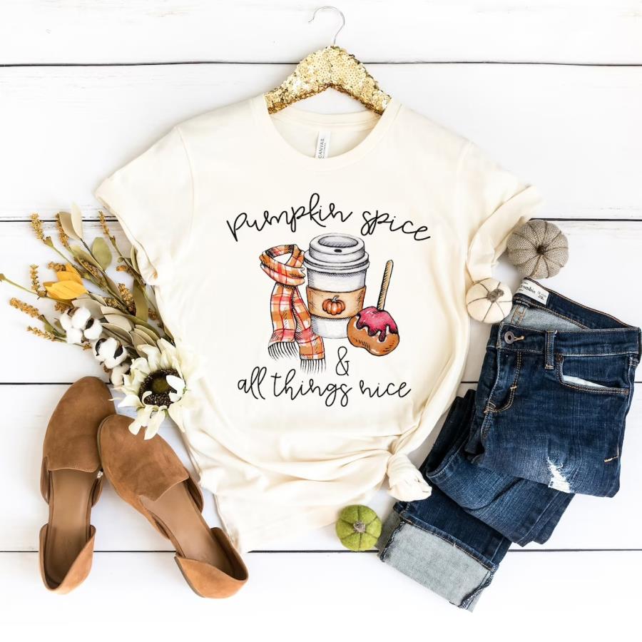 Pumpkin spice and all things nice shirt