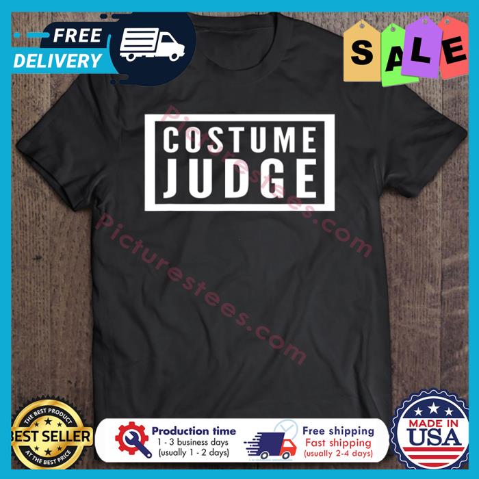 Costume Judge Halloween shirt