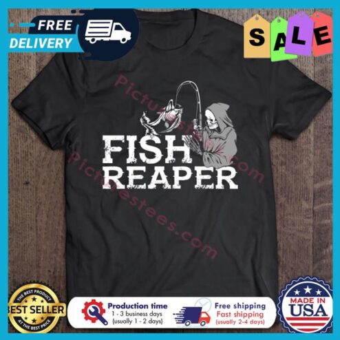 Death fish reaper halloween shirt