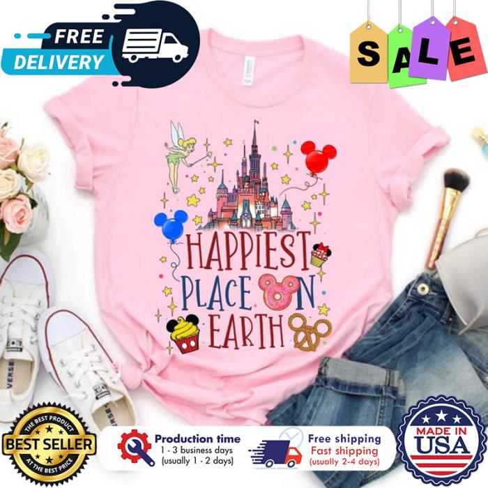 Disneyland happiest place on eath shirt