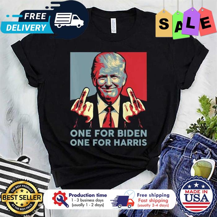 Donald Trump one fore Biden one fore harris shirt