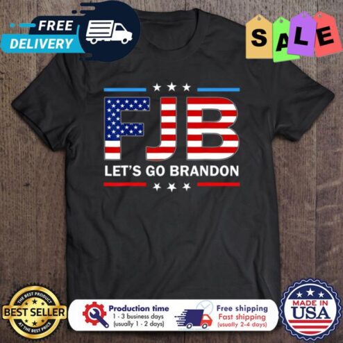 FJB Lets go Brandon american flag shirt