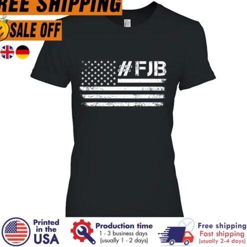 Free shipping Fjb American Flag Vintage Shirt
