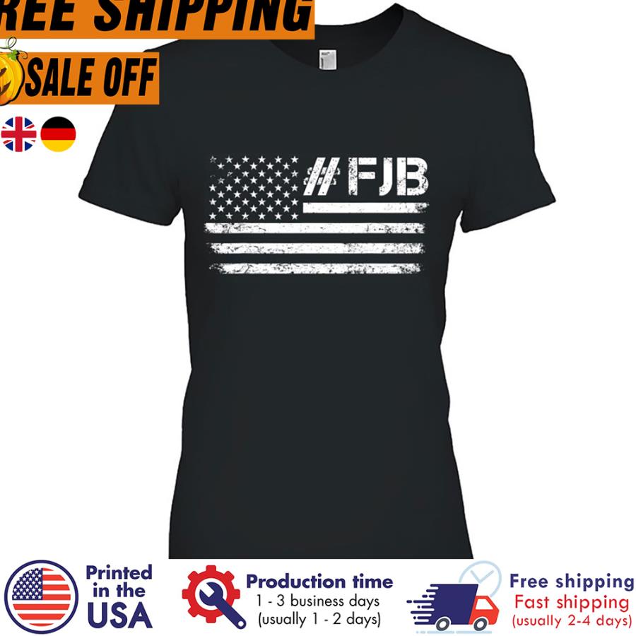 Free shipping Fjb American Flag Vintage Shirt