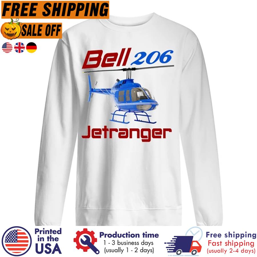Free Shipping Helicopter Bell 206 Jetranger Shirt