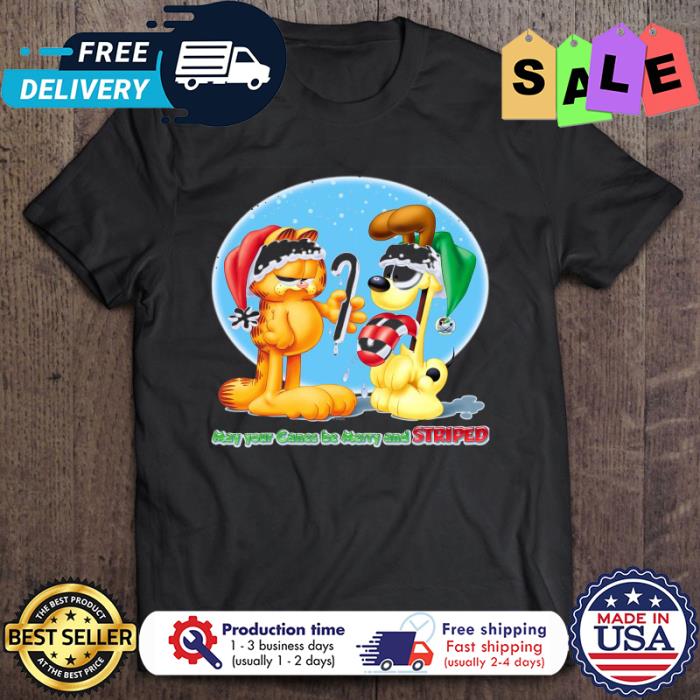 Garfield May Your Canes Be Merry And Striped Christmas shirt