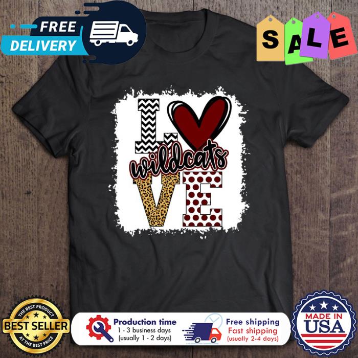 I Love Heart Wildcats T-Shirt 