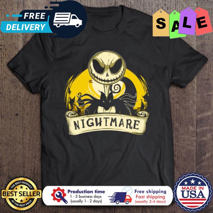 Jack Skellington nightmare halloween christmas shirt