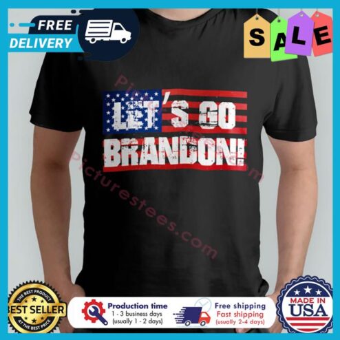 Lets go Brandon american flag shirt