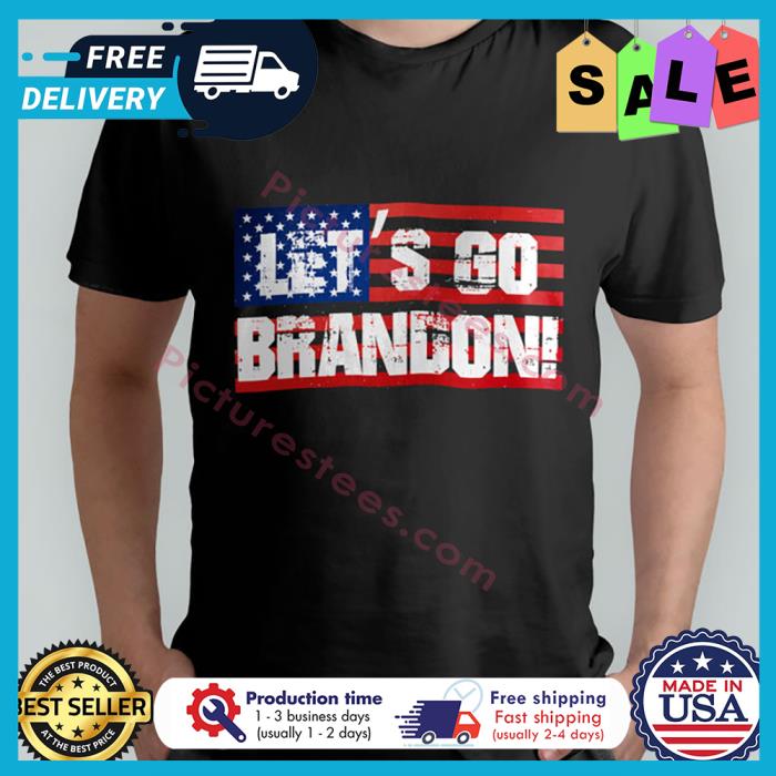 Lets go Brandon american flag shirt