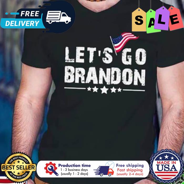 Lets go Brandon Biden american flag shirt