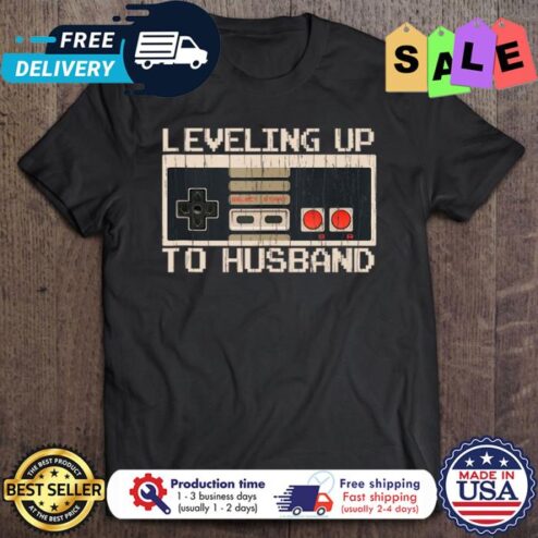 Leveling Up To Husband Bachelor shirt
