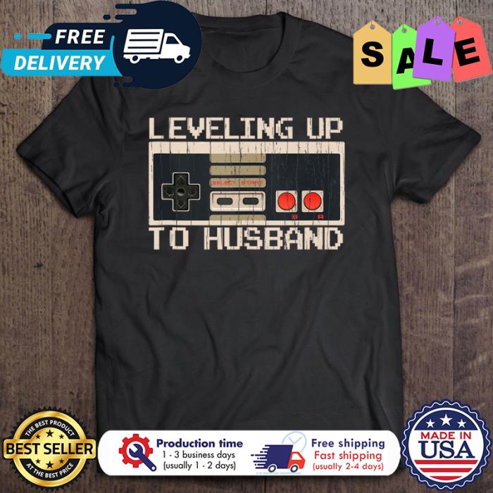 Leveling Up To Husband Bachelor shirt