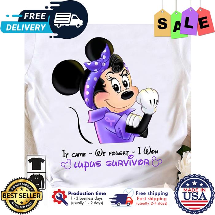 Minnie mouse It came we fought I won lupus survivor shirt