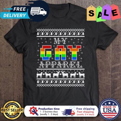 My Gay Apparel Ugly Xmas christmas shirt
