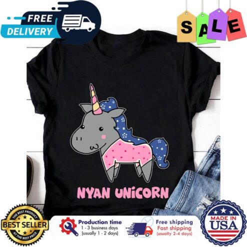 Nyan unicorn night shirt