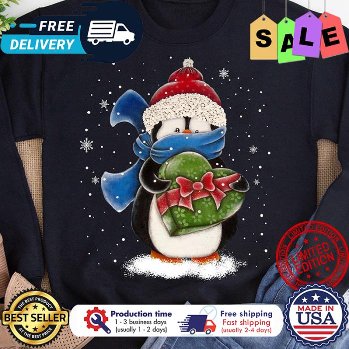 Penguin gifts snow merry christmas shirt
