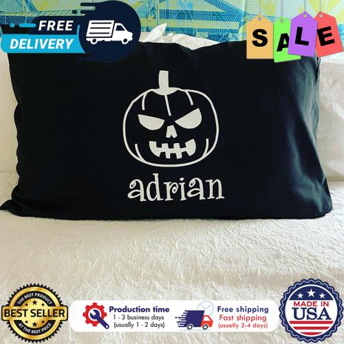 Pumpkin custom name halloween pillow unisex, hoodie, sweatshirt Pumpkin custom name halloween pillow unisex, hoodie, sweatshirt