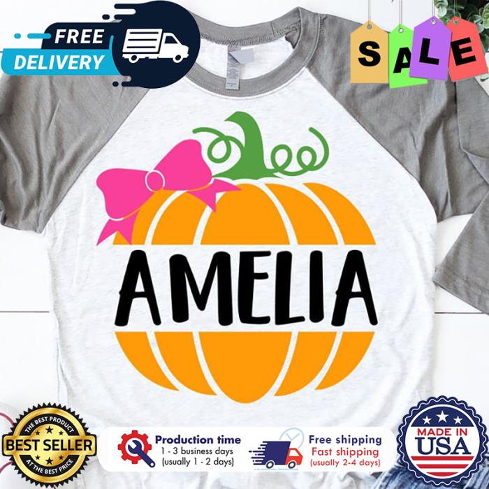 Pumpkin thanksgiving custom name shirt