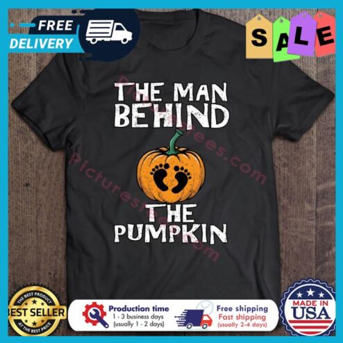 Pumpkin the man behind the pumpkin halloween shirt