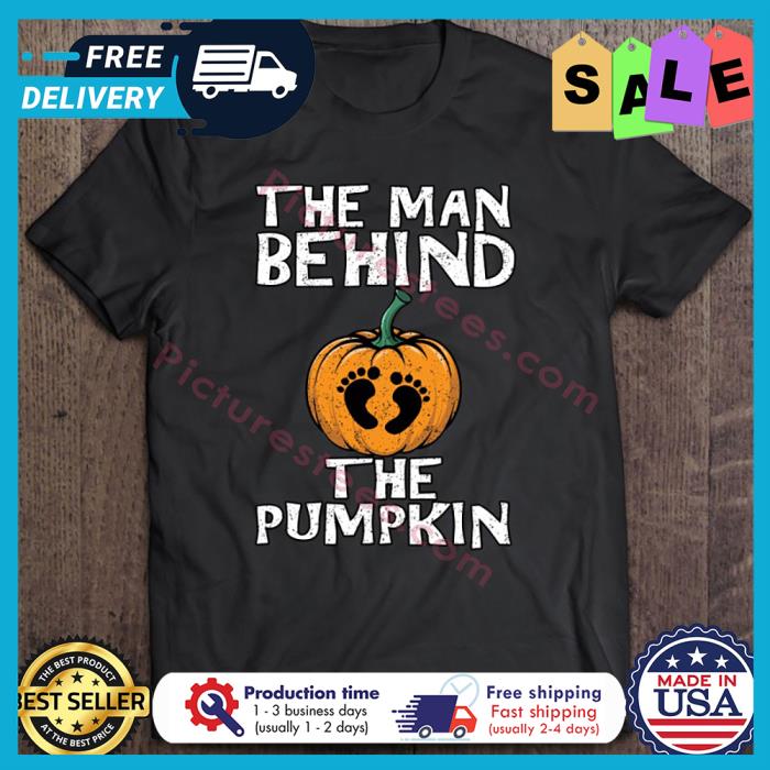 Pumpkin the man behind the pumpkin halloween shirt