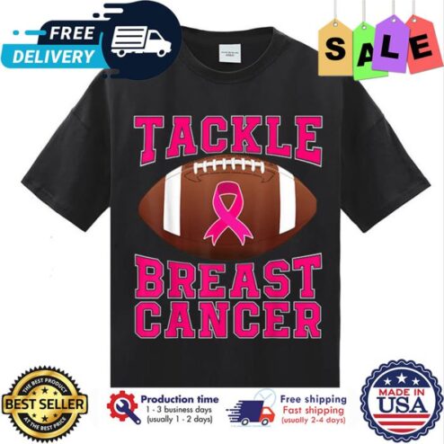 Rugby tackle breast cancer shirt