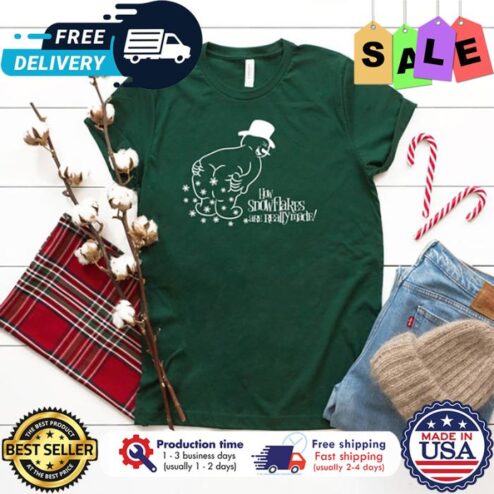 Snowman how snowflakes are really made thanksgiving shirt