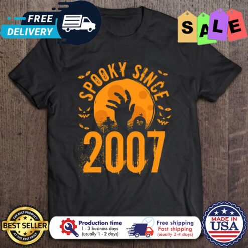 Spooky Since 2007 halloween shirt