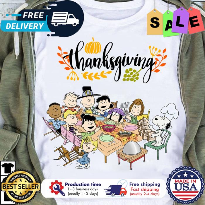 The peanuts party thanksgiving shirt
