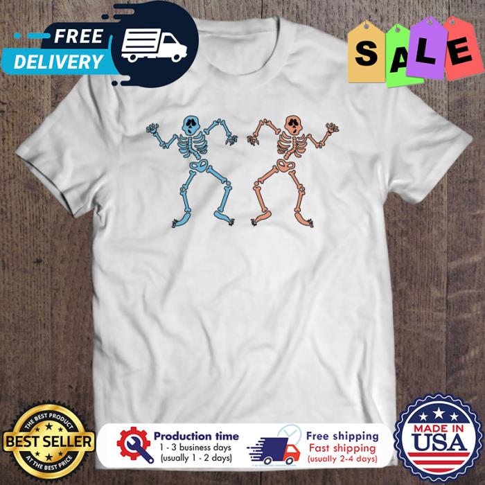 The skeleton dance halloween shirt