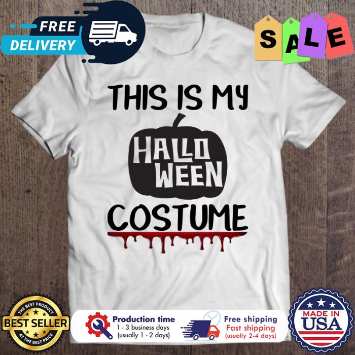 This is my halloween costume blood shirt