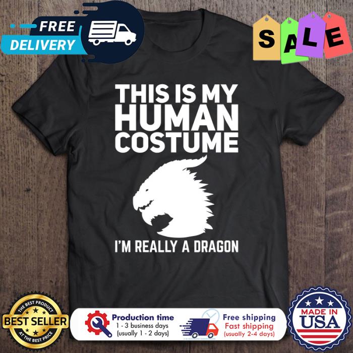 This is my human costume im really a dragon shirt