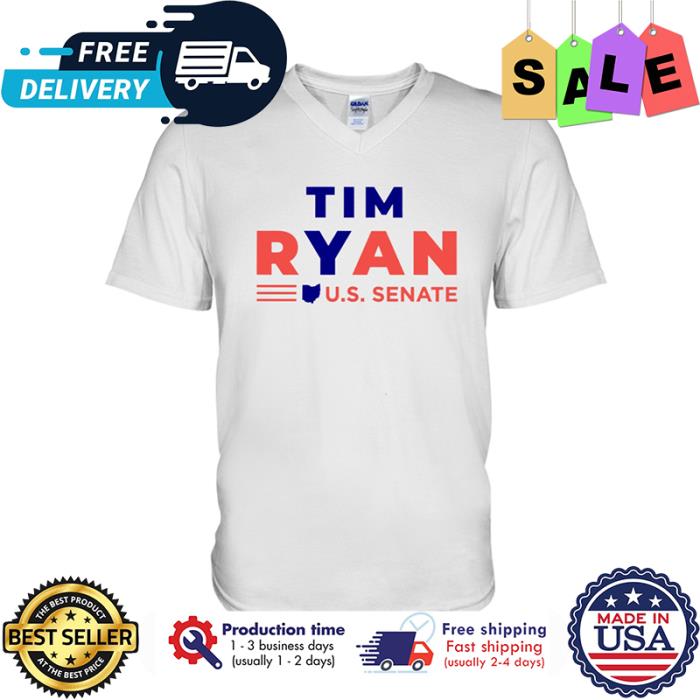 Tim Ryan US senate american flag shirt