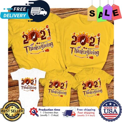Turkey 2021 harry potter thanksgiving family shirt