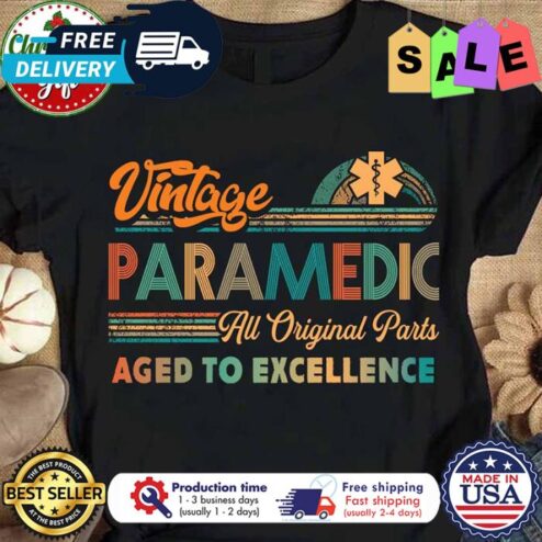 Vintage paramedic all original parts aged to excellence shirt