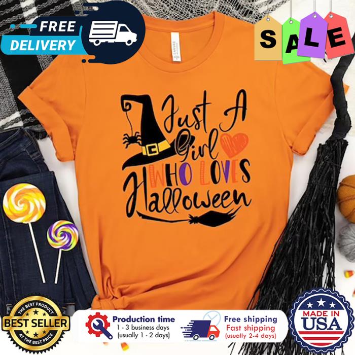 Witch just a girl who loves halloween shirt