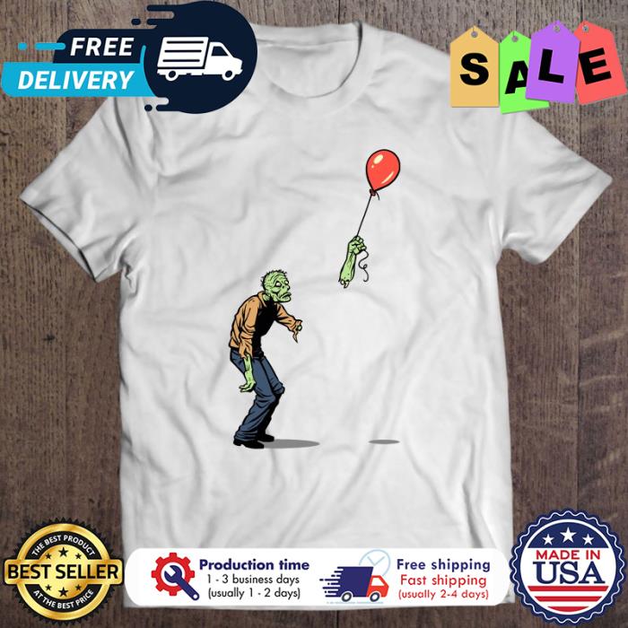 Zombie And Baloon halloween shirt