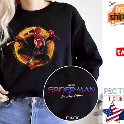 2 Sided Spider-man No Way Home For Marvel Fans Shirt