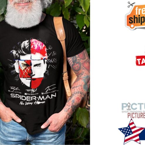 2021 Spider-Man No Way Home Actor Signature Shirt