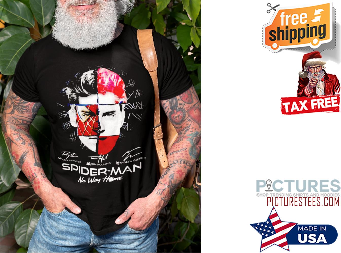 2021 Spider-Man No Way Home Actor Signature Shirt